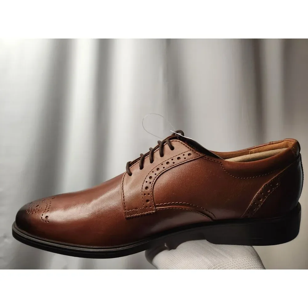 Clarks Clarkslite Men’s Dress Shoes Size 13 Tan Combi Tie